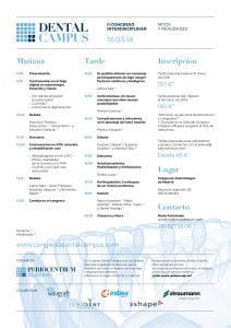 Folleto programa II Congreso Dental Campus