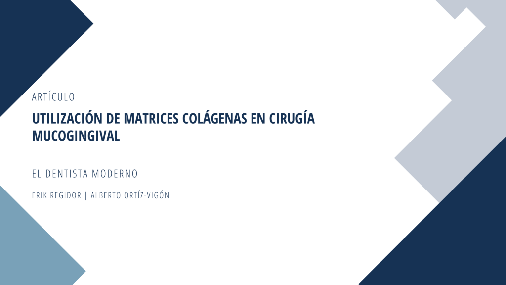 banner matrices colágenas en cirugía mucogingival