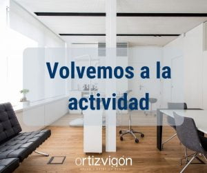 Vuelta a la actividad en la clíncia Ortiz-Vigón post covid 19